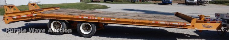 image for item IN9854 2005 Winston 40K  equipment trailer