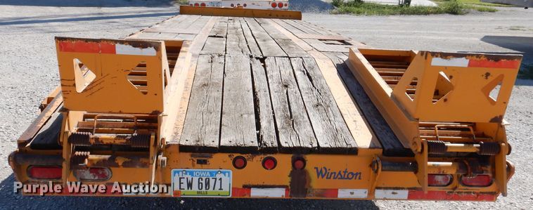 image for item IN9854 2005 Winston 40K  equipment trailer