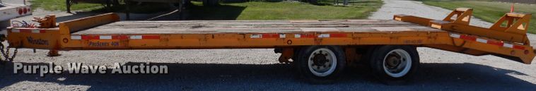 image for item IN9854 2005 Winston 40K  equipment trailer