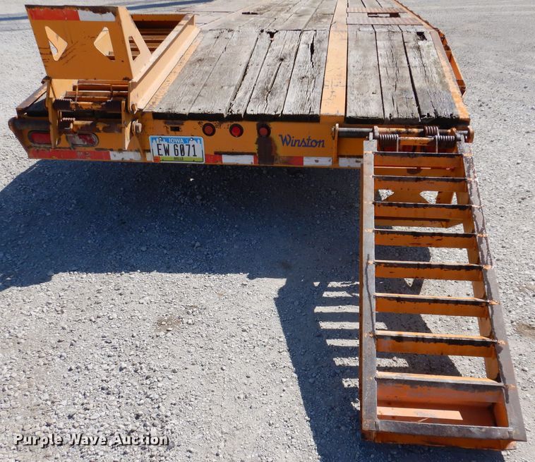 image for item IN9854 2005 Winston 40K  equipment trailer