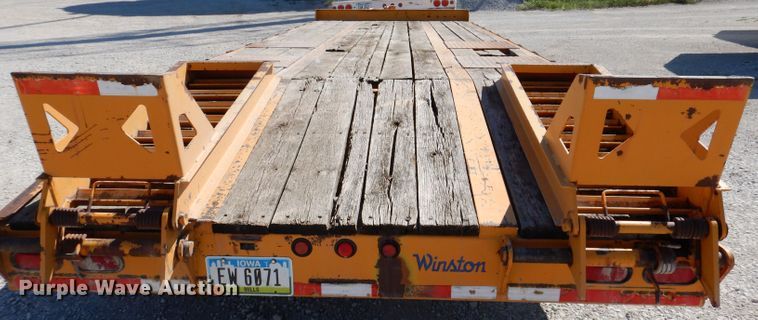 image for item IN9854 2005 Winston 40K  equipment trailer