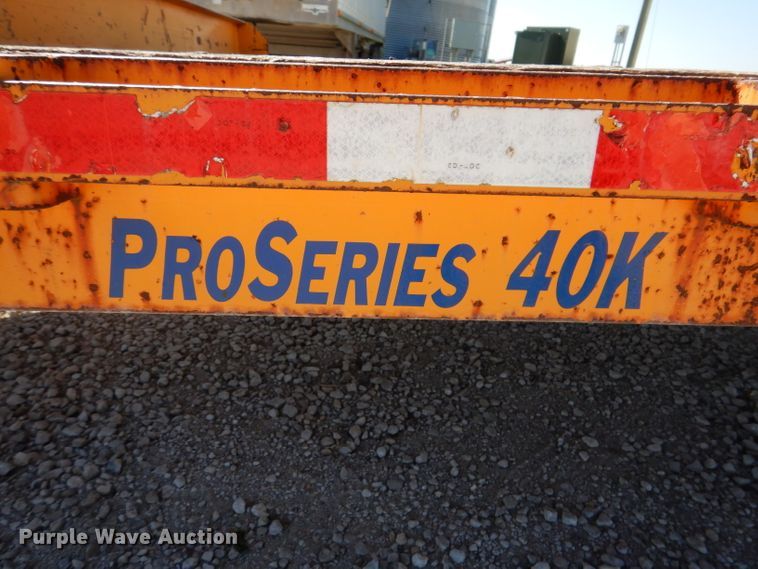 image for item IN9854 2005 Winston 40K  equipment trailer