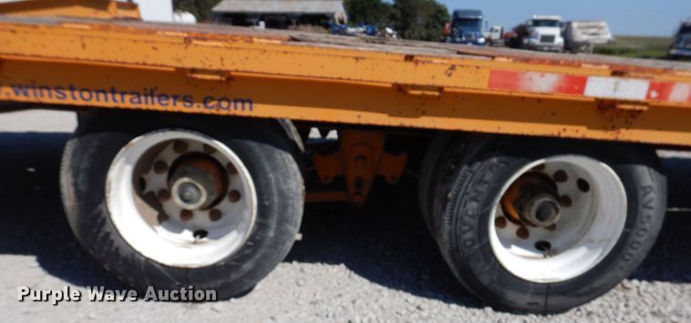 image for item IN9854 2005 Winston 40K  equipment trailer