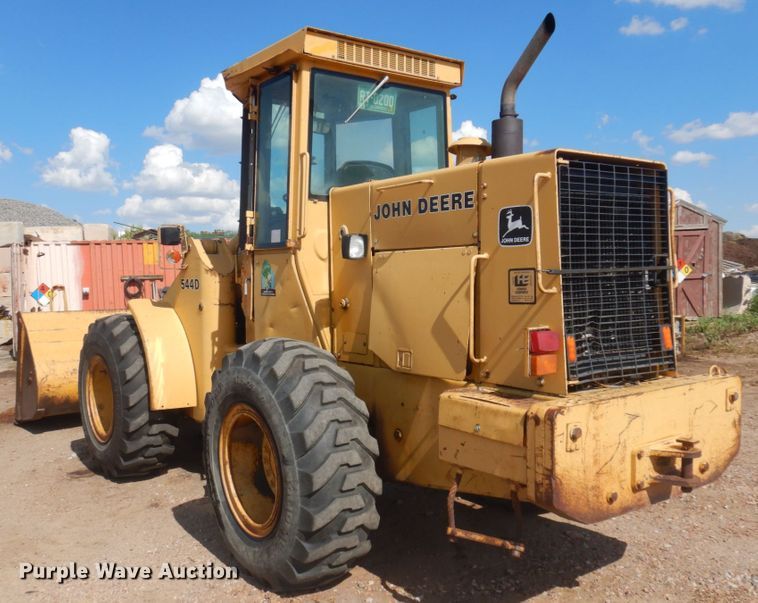 image for item IP9523 1986 John Deere 544D  wheel loader