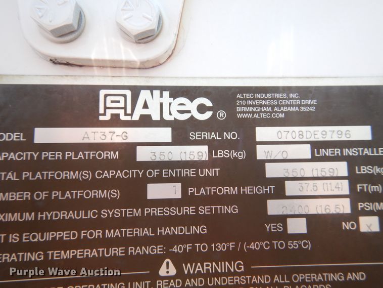 image for item JI9525 2008 Ford F550 Super Duty XL  SuperCab bucket truck