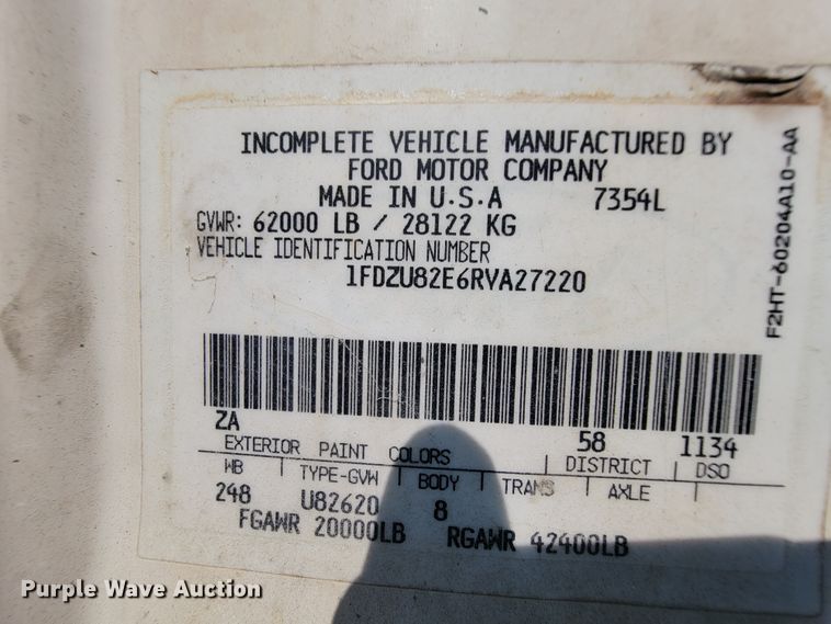 image for item KD9391 1994 Ford LT8000  ready mix truck