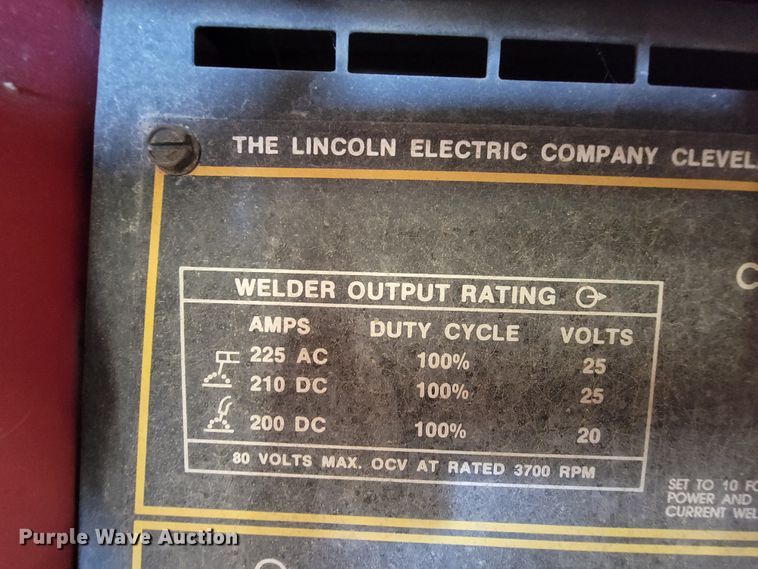 image for item KD9405 Lincoln Weldanpower G8000  welder