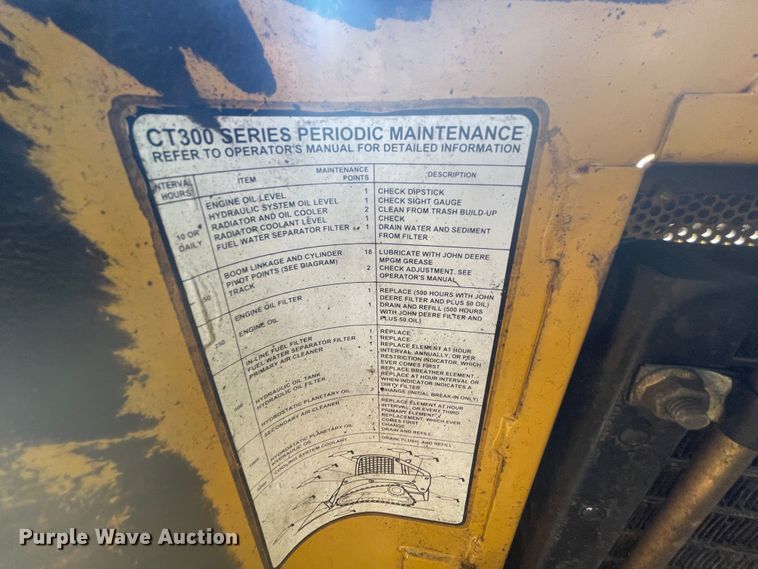 image for item KK9566 2007 John Deere CT322  tracked skid steer loader