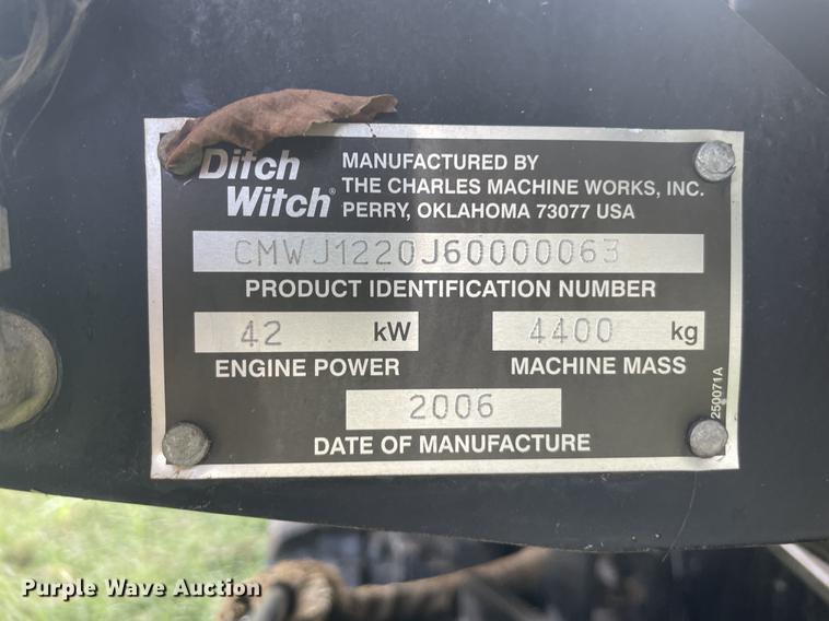 image for item KK9606 2006 Ditch Witch JT1220  directional boring unit