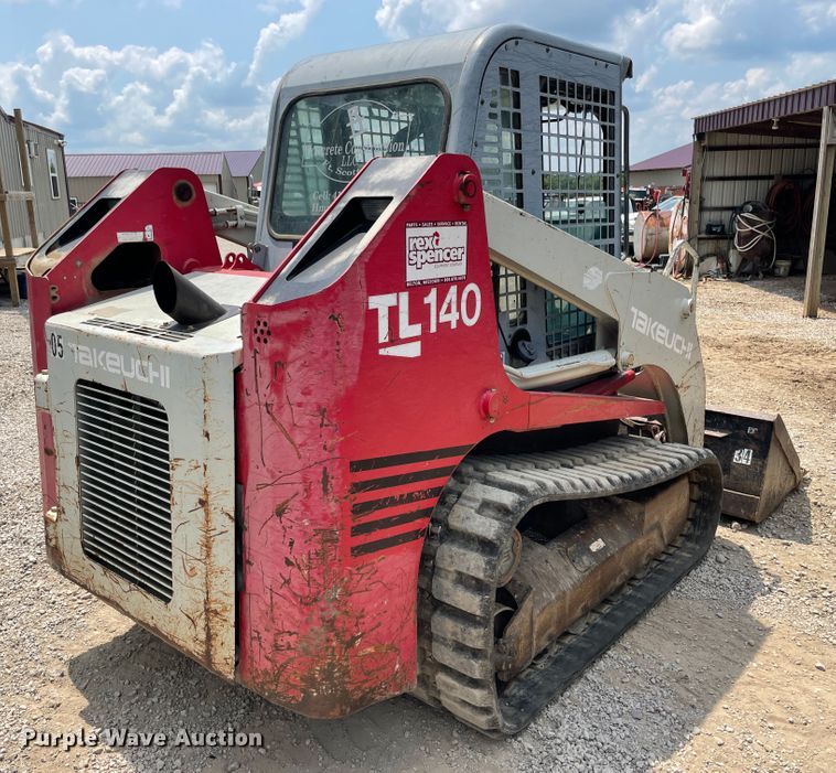 image for item KK9626 2004 Takeuchi TL140  tracked skid steer loader