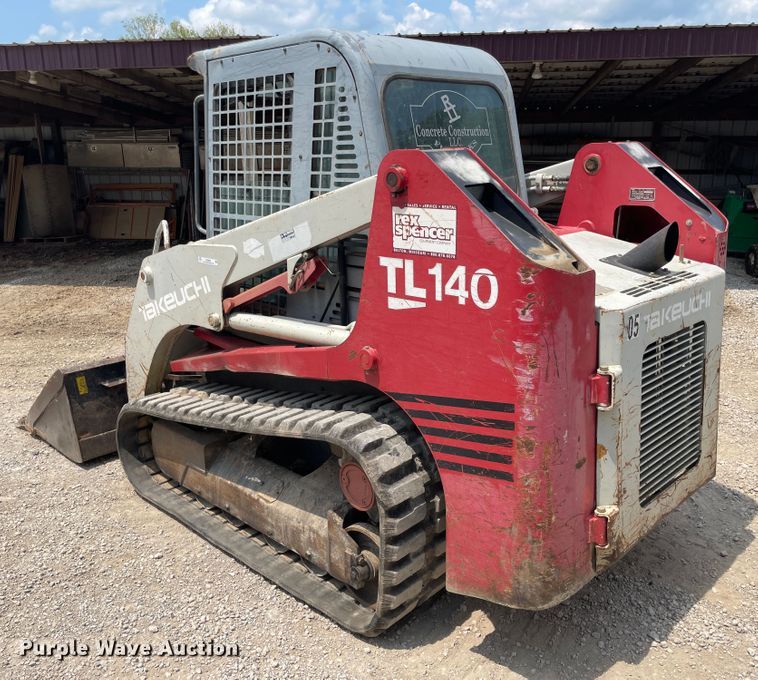 image for item KK9626 2004 Takeuchi TL140  tracked skid steer loader