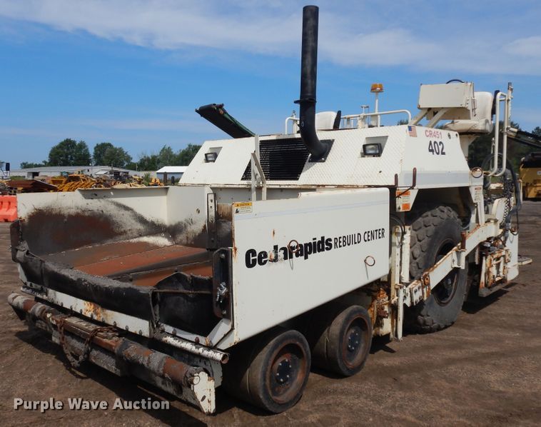 image for item KU9362 Cedarapids CR451  paver