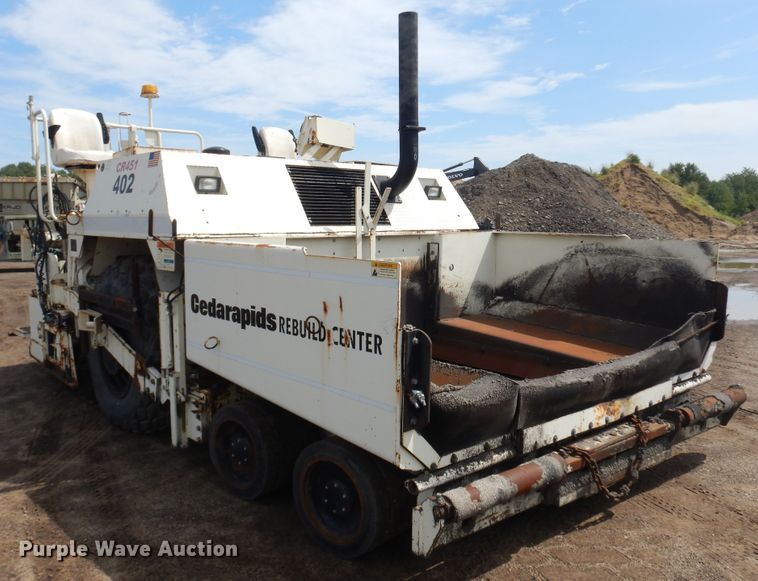 image for item KU9362 Cedarapids CR451  paver