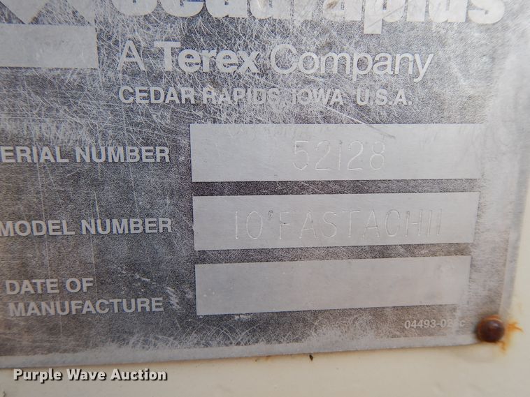 image for item KU9362 Cedarapids CR451  paver