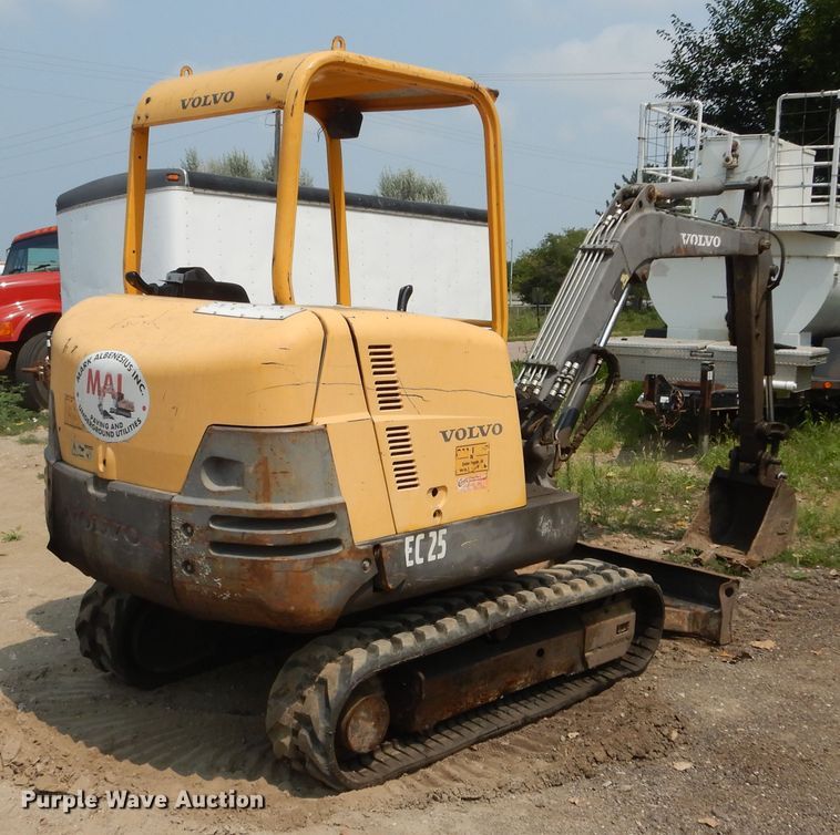 image for item KV9226 Volvo EC25  mini excavator