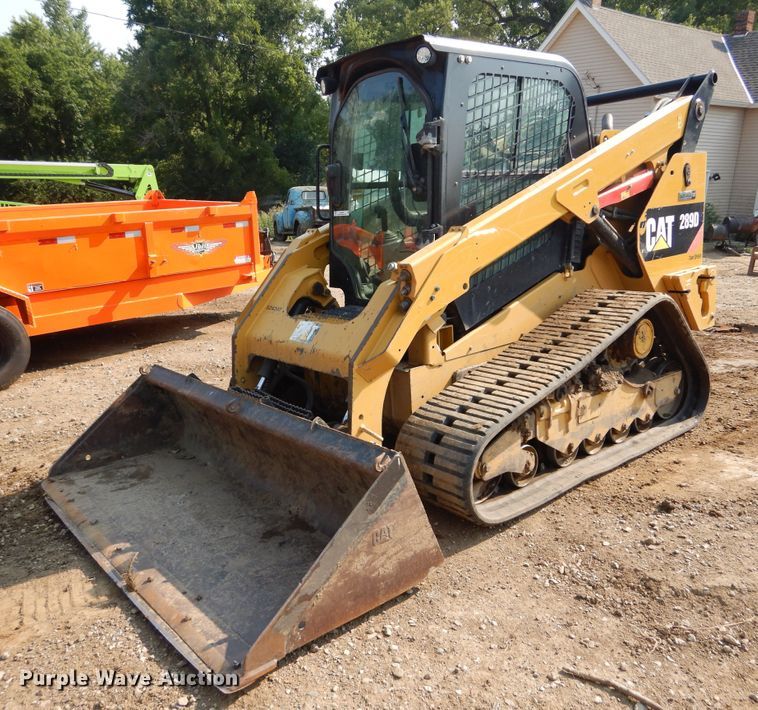 image for item KV9228 2015 Caterpillar 289D  tracked skid steer loader