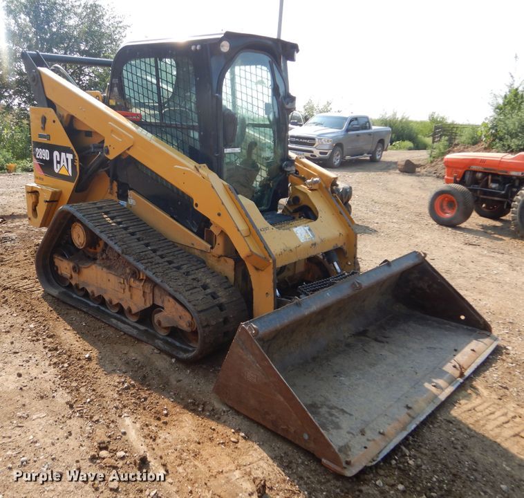 image for item KV9228 2015 Caterpillar 289D  tracked skid steer loader