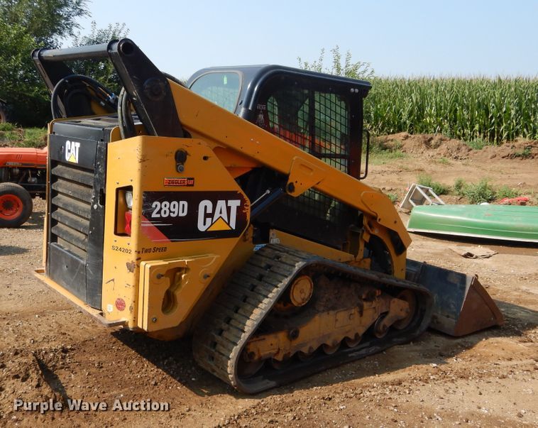 image for item KV9228 2015 Caterpillar 289D  tracked skid steer loader