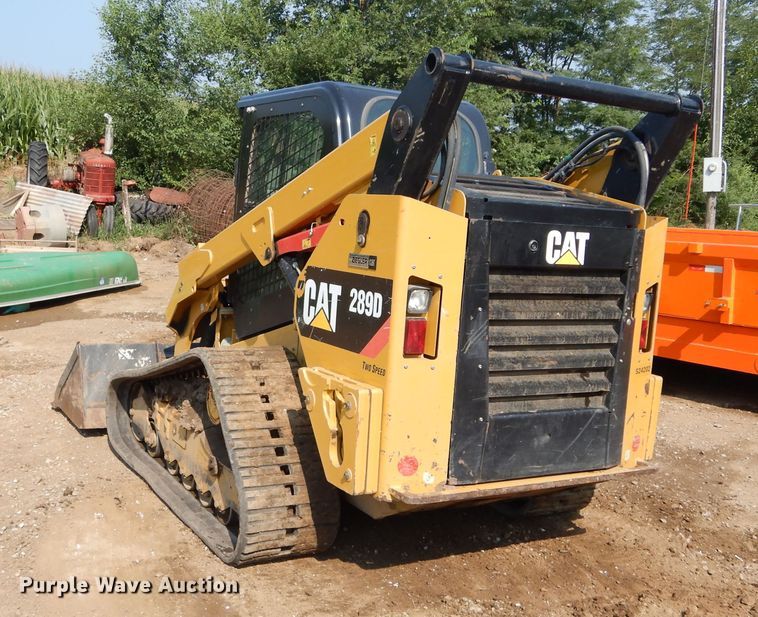 image for item KV9228 2015 Caterpillar 289D  tracked skid steer loader