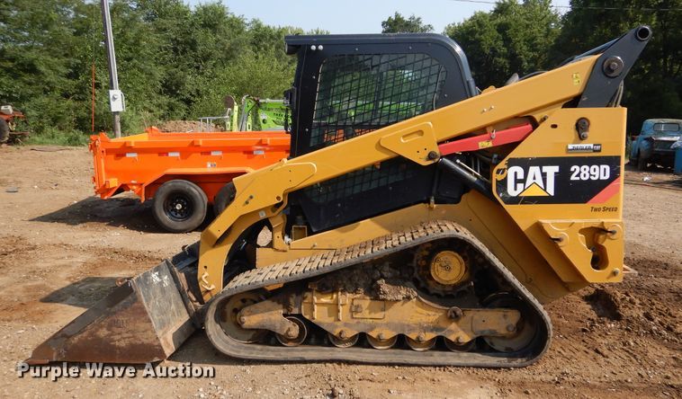 image for item KV9228 2015 Caterpillar 289D  tracked skid steer loader