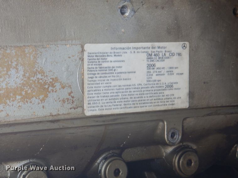 image for item KW9857 2007 Sterling A9500  dump truck