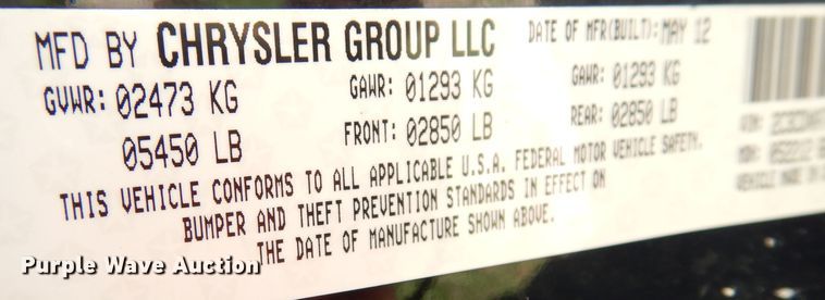 image for item DG0761 2012 Dodge Charger Police