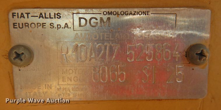 image for item DK2405 Fiat-Allis  wheel loader