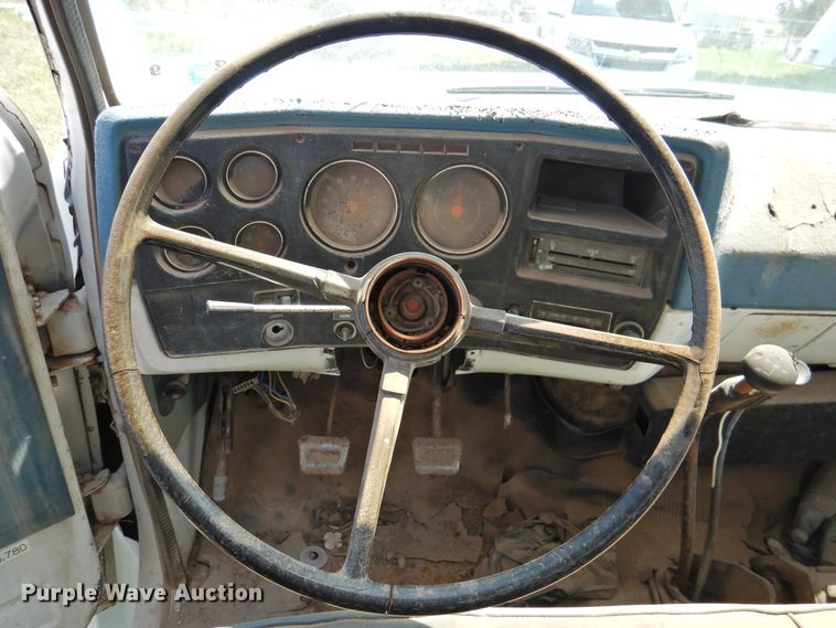 image for item DK2418 1977 Chevrolet C60  dump flatbed truck