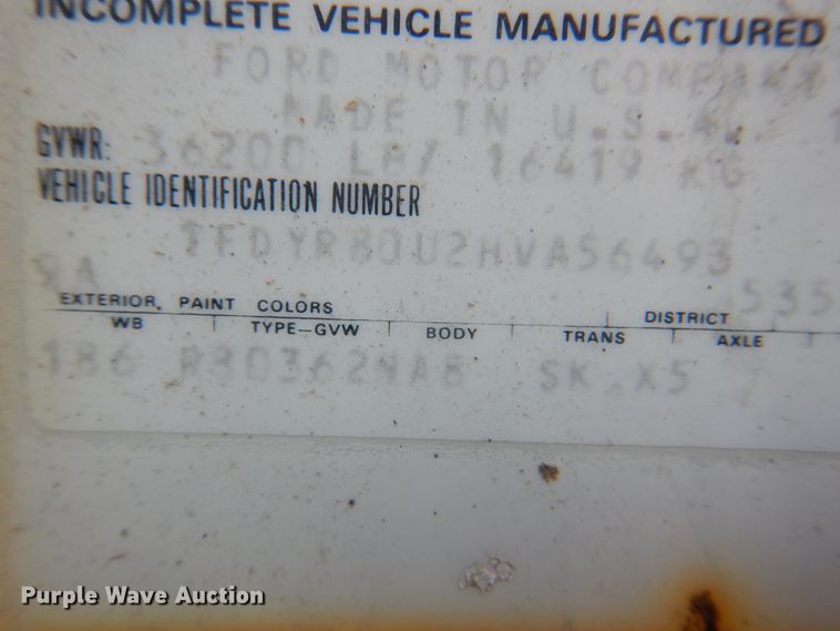 image for item DK8123 1987 Ford L8000  oil distributor truck