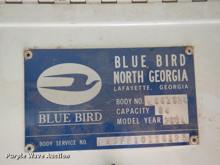 image for item DK8133 2004 Blue Bird All American  school bus