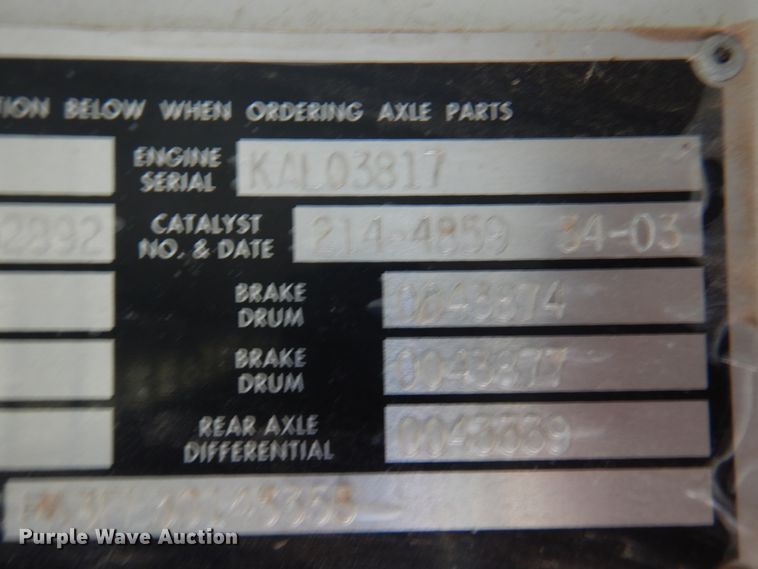 image for item DK8133 2004 Blue Bird All American  school bus