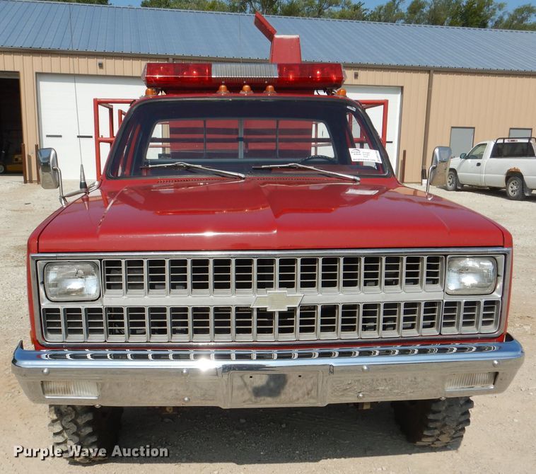 image for item DM1294 1982 Chevrolet K30  brush fire truck