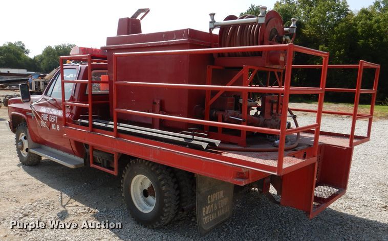 image for item DM1294 1982 Chevrolet K30  brush fire truck