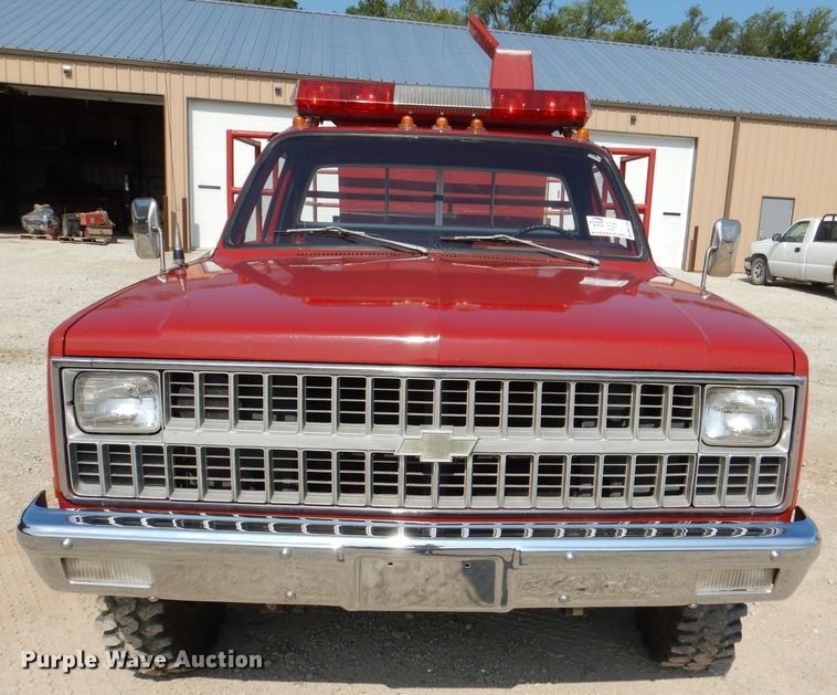 image for item DM1294 1982 Chevrolet K30  brush fire truck