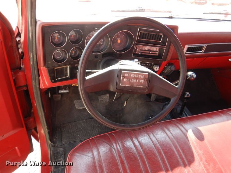 image for item DM1294 1982 Chevrolet K30  brush fire truck