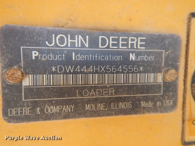 image for item DM6359 1997 John Deere 444H  wheel loader