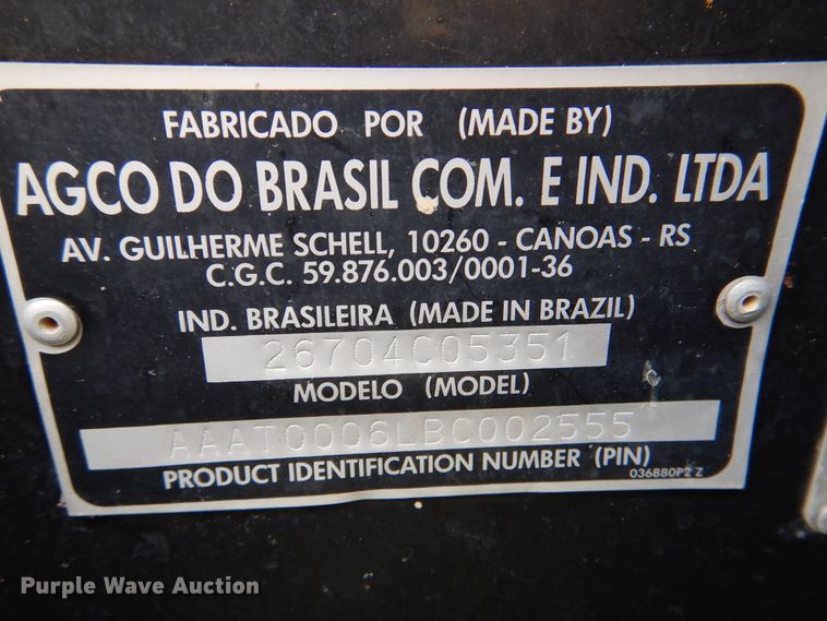 image for item DM6372 2011 Massey Ferguson 2670 HD Series  MFWD tractor