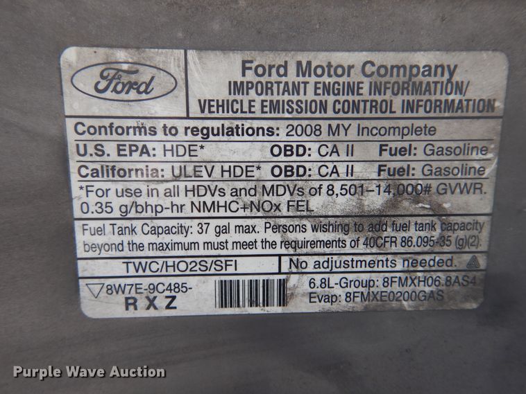 image for item DM6379 2008 Ford E350 Super Duty  shuttle bus