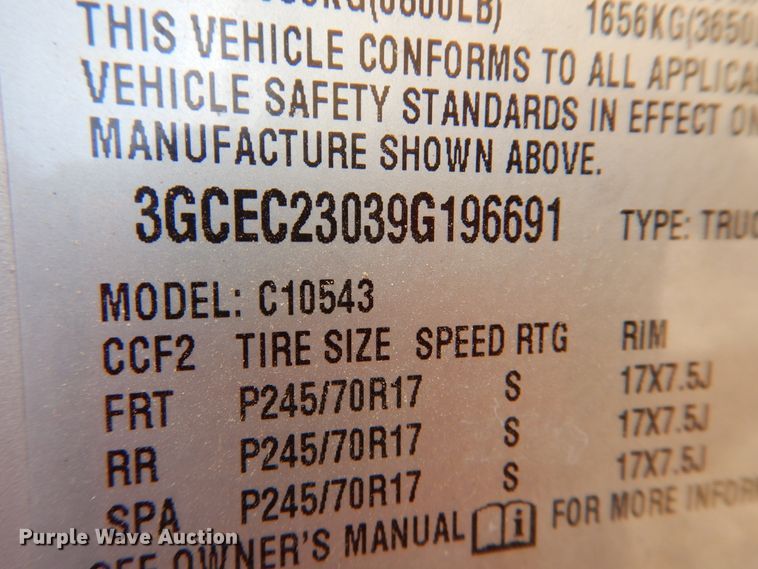 image for item DM6383 2009 Chevrolet Silverado 1500  Crew Cab pickup truck