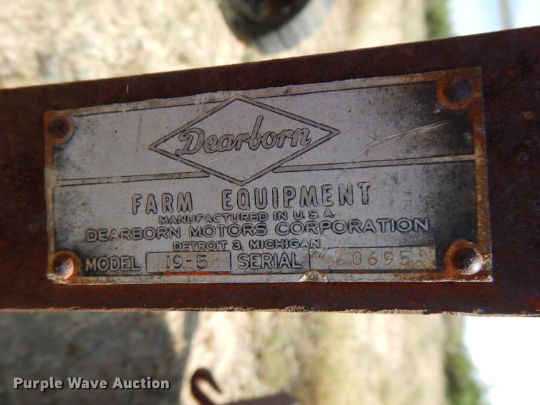 image for item DM6387 Dearborn 19-5  72"W blade