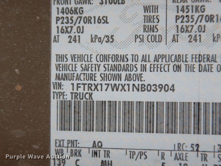 image for item DM6392 2001 Ford F150 XLT  SuperCab pickup truck