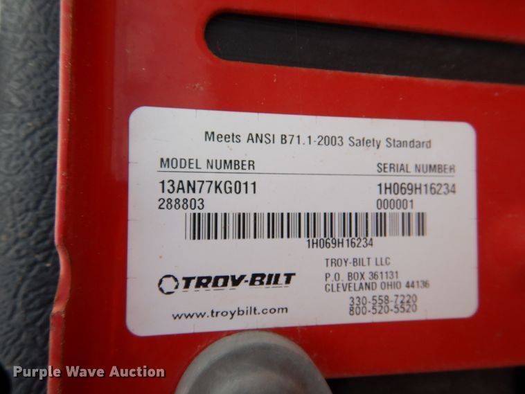 image for item DM6393 Troy-Bilt Pony  lawn mower