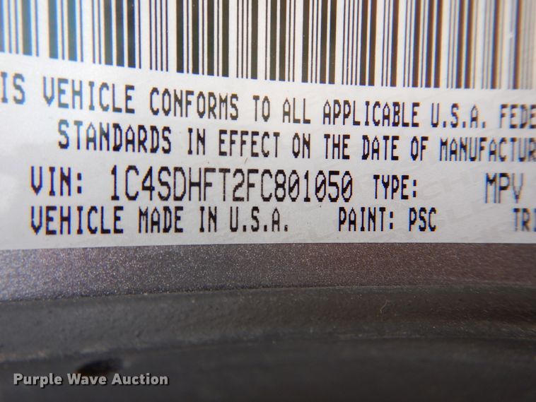 image for item DM6400 2015 Dodge Durango  SUV