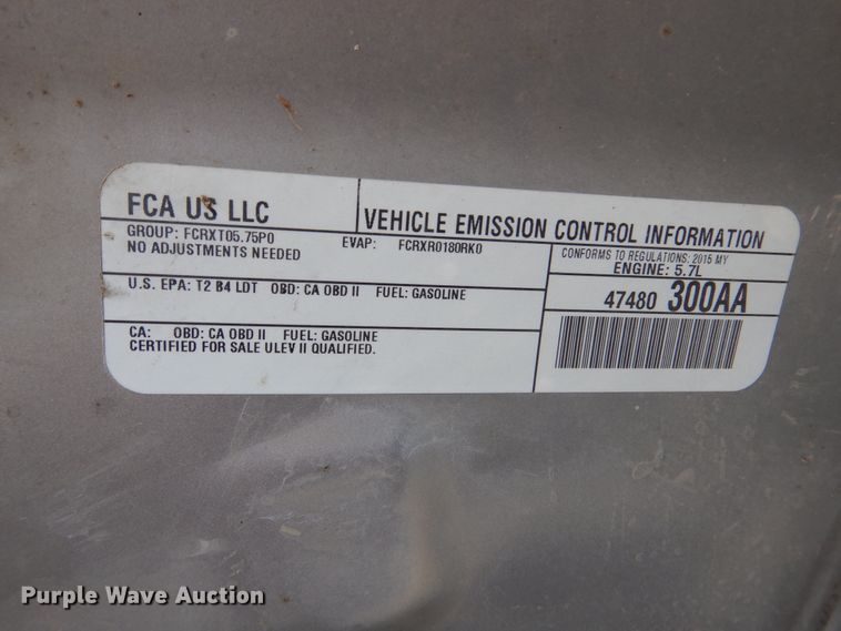 image for item DM6401 2015 Dodge Durango  SUV