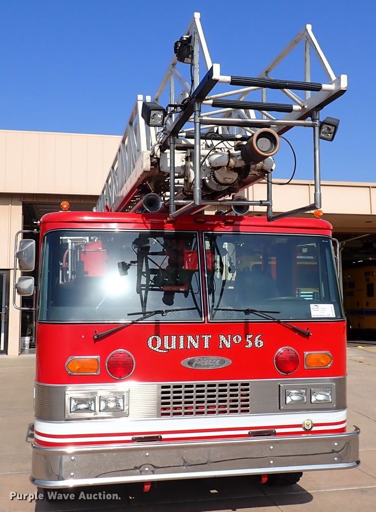 image for item DN1847 1984 Pierce Dash 75  aerial platform fire truck