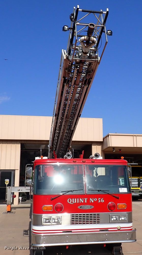 image for item DN1847 1984 Pierce Dash 75  aerial platform fire truck