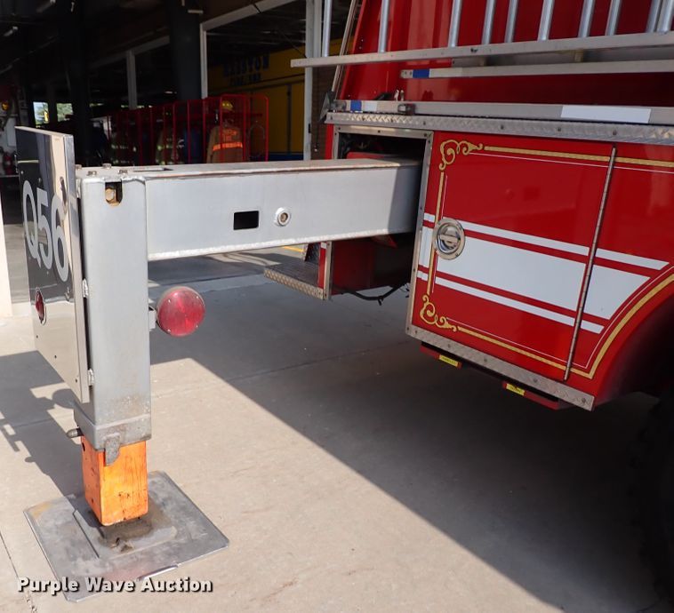 image for item DN1847 1984 Pierce Dash 75  aerial platform fire truck