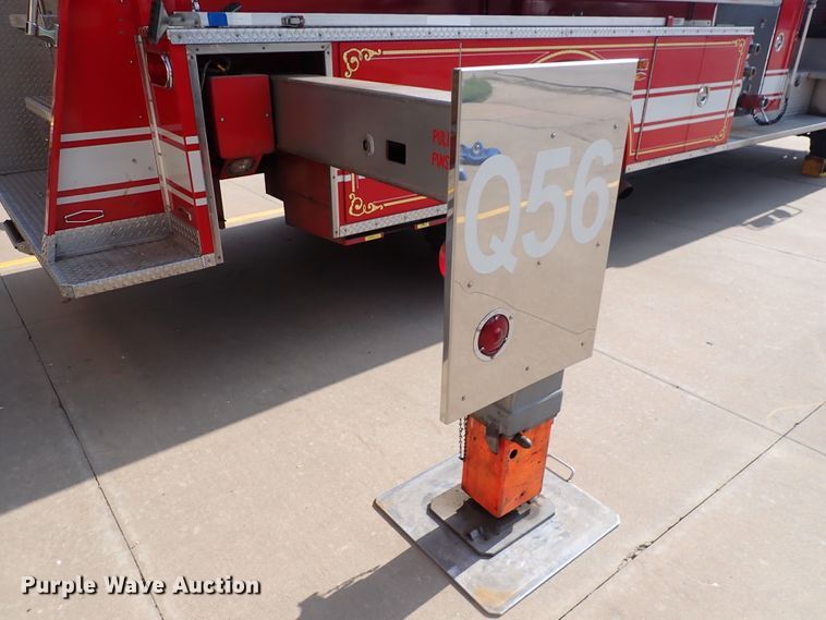 image for item DN1847 1984 Pierce Dash 75  aerial platform fire truck