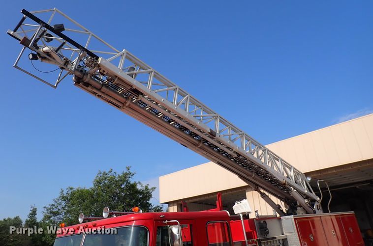 image for item DN1847 1984 Pierce Dash 75  aerial platform fire truck