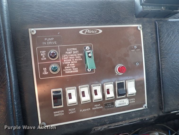 image for item DN1847 1984 Pierce Dash 75  aerial platform fire truck